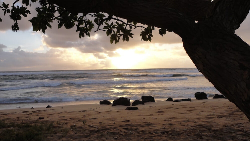 Kauai Sunrise - Nukolii Beach