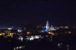San Diego at night from the zoo's Skyfari during Jungle Bells! What a fab view!