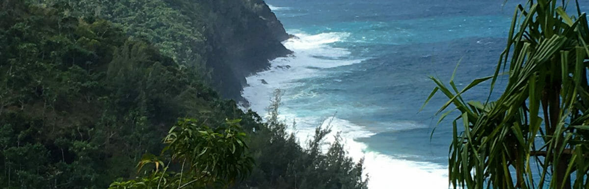 Hikers dream - view along the Na Pali Coast