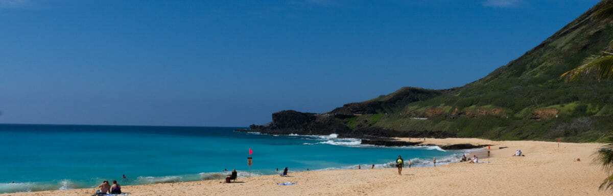 A beautiful day at Oahu's Sandy Beach