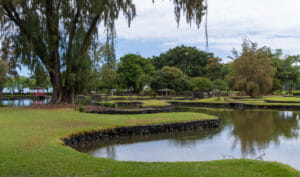 Reflections at Liliuokalani Gardens 2