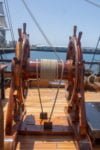 The wood throughout the H.M.S. Surprise was beautifully finished.