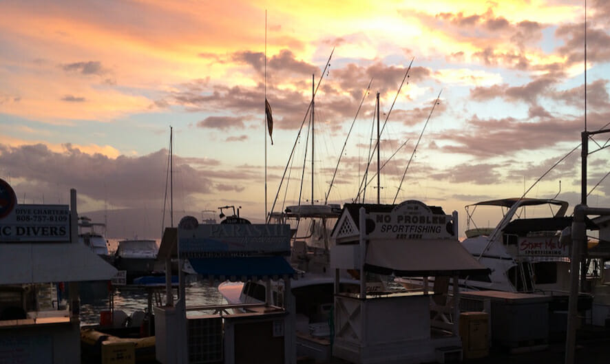 Lahaina Sunset at the harbor