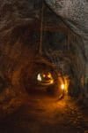 Inside Thurston Lava Tube at Volcanos National Park