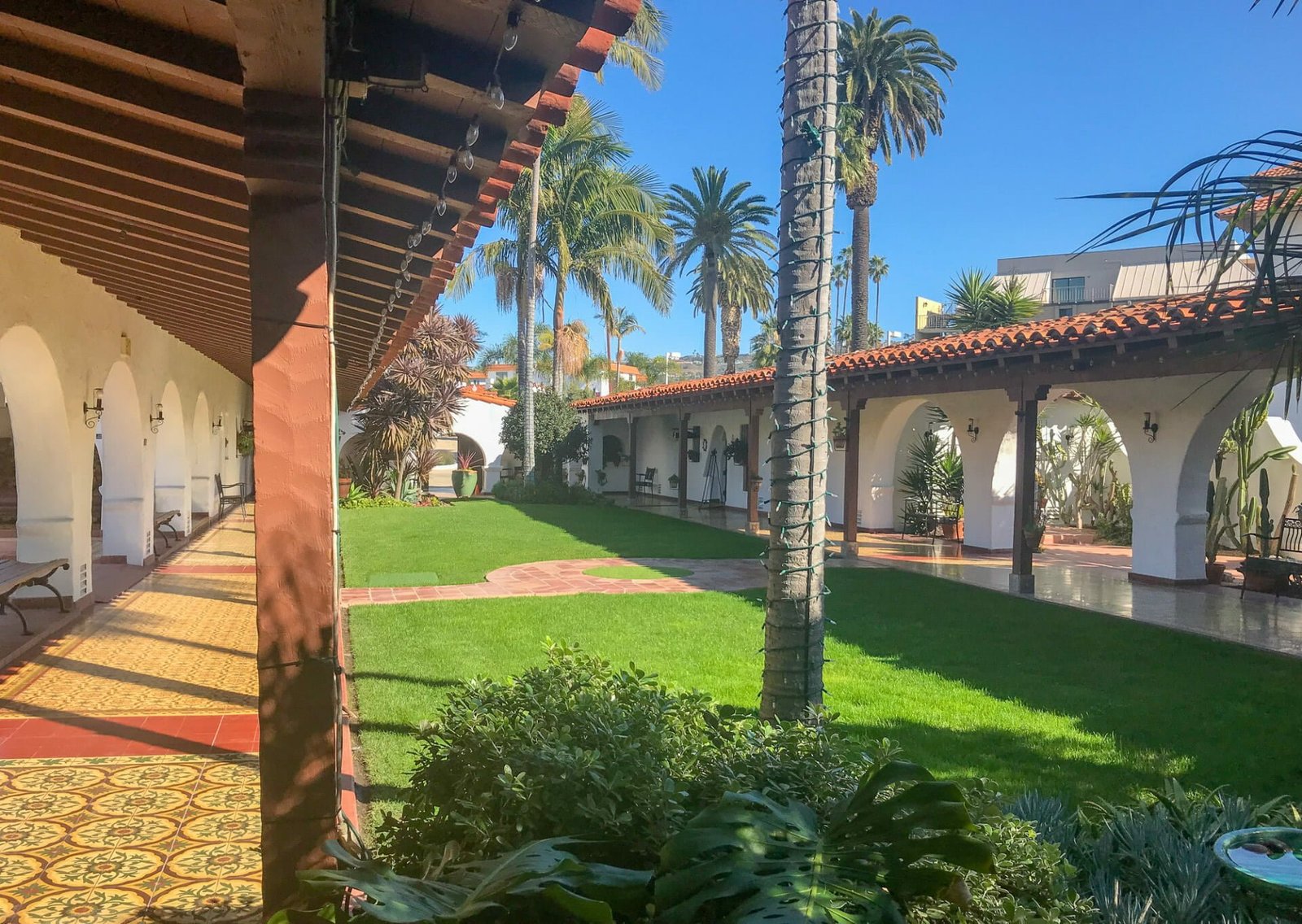 Casa Romantica courtyard