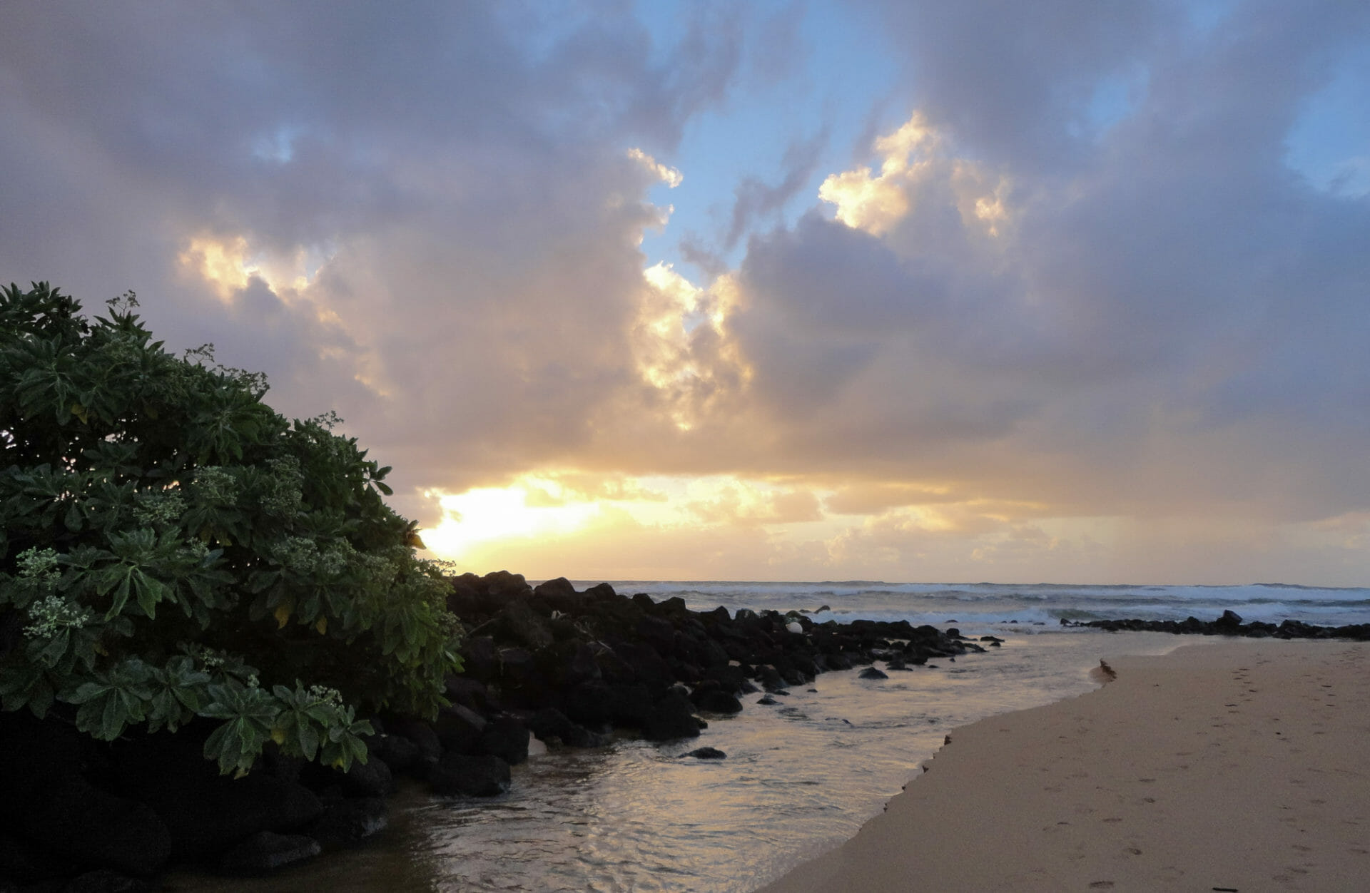 July 2011 sunrise on Kauai