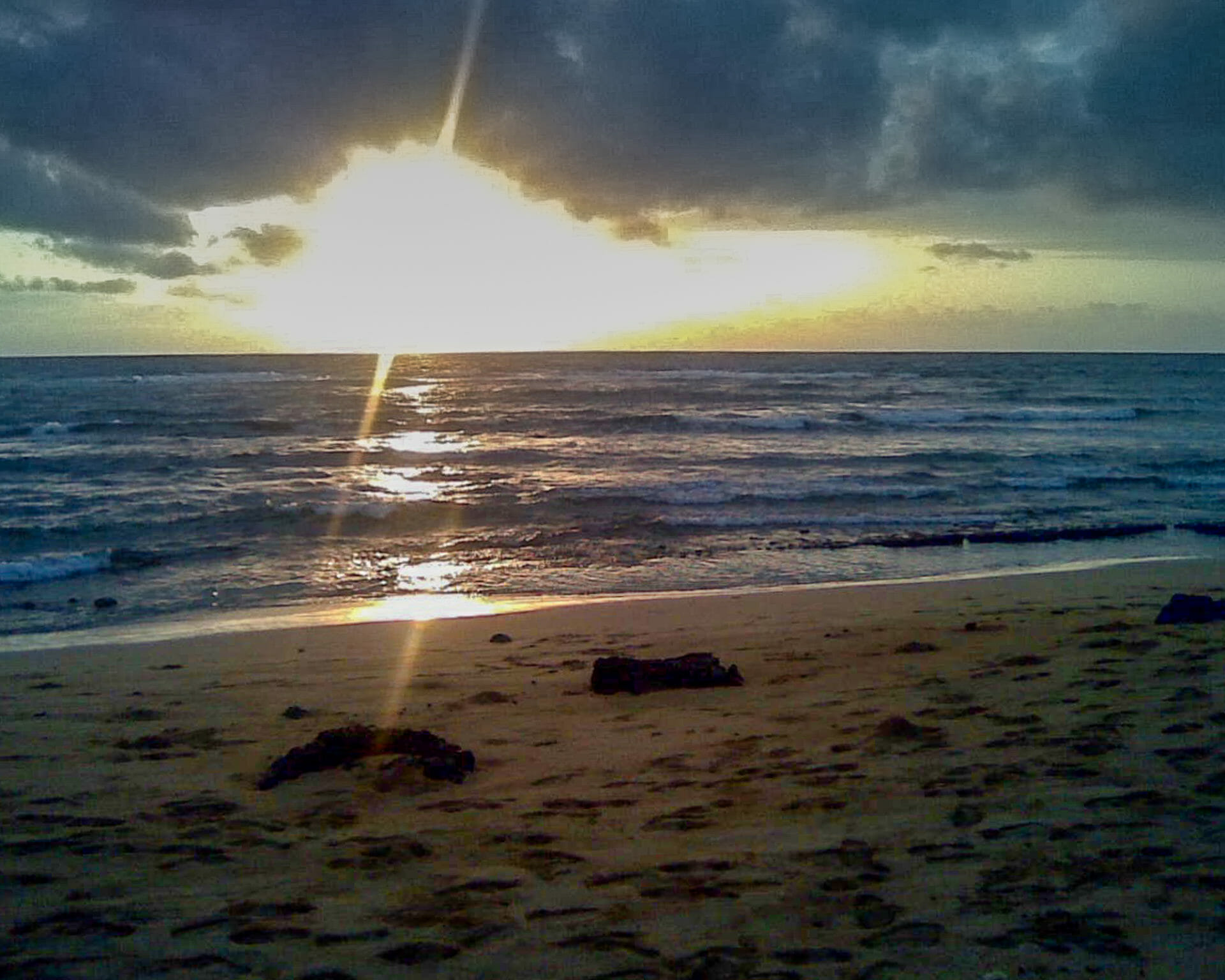 One of our first sunrises on Kauai from 2011.