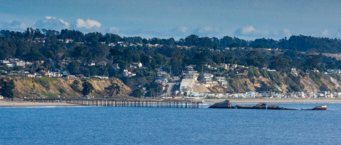 Seaside State Beach Pier goes to sunken ship