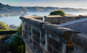Views from the top of Larnach Castle