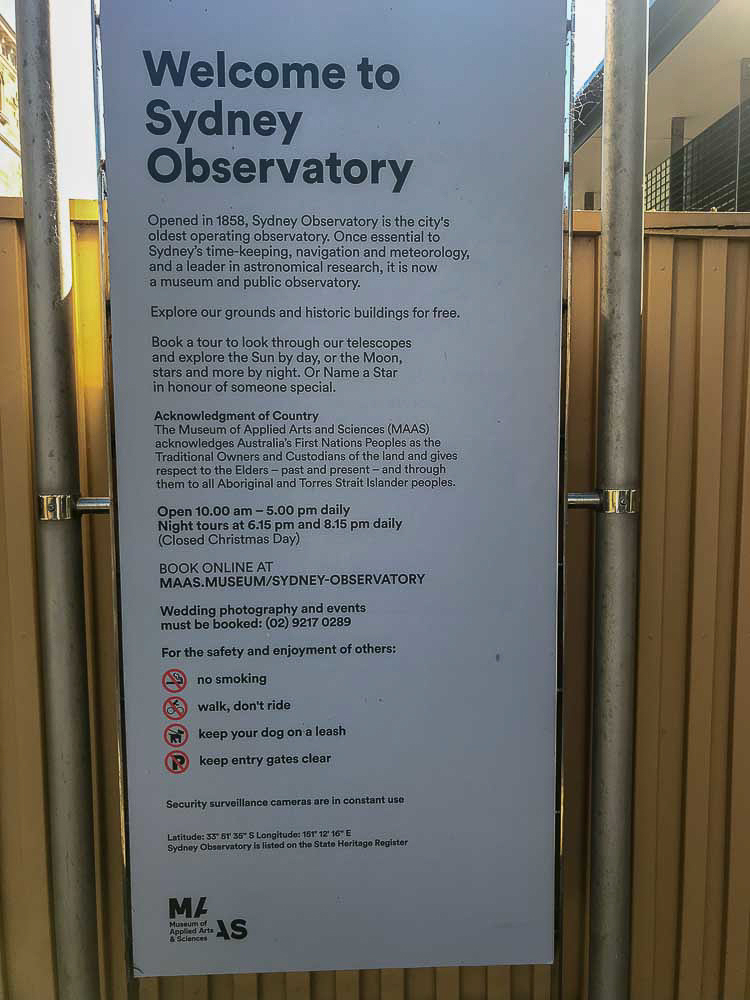 Welcome to Sydney Observatory