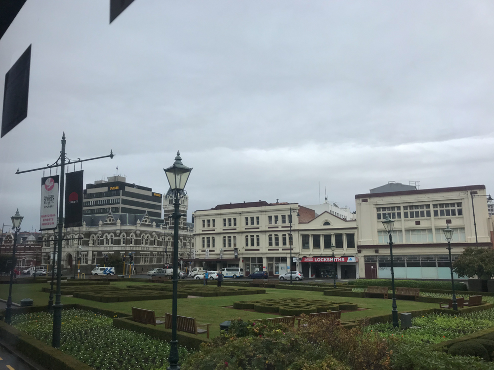 Dunedin Rail Station and its grounds