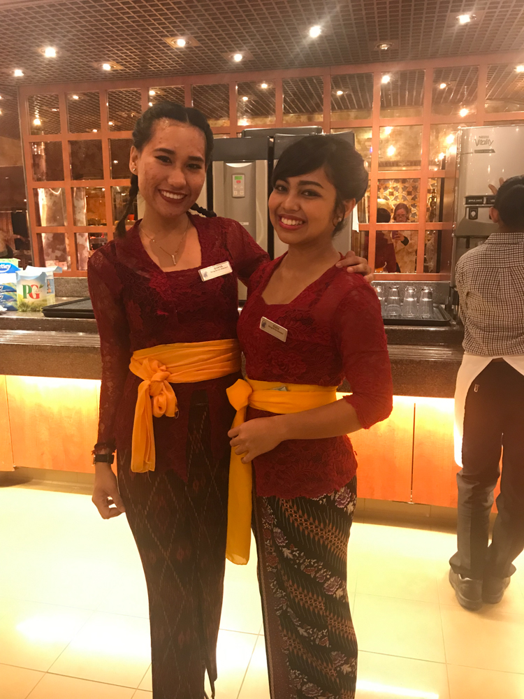 Our two favorite servers - Sonya and Cucu