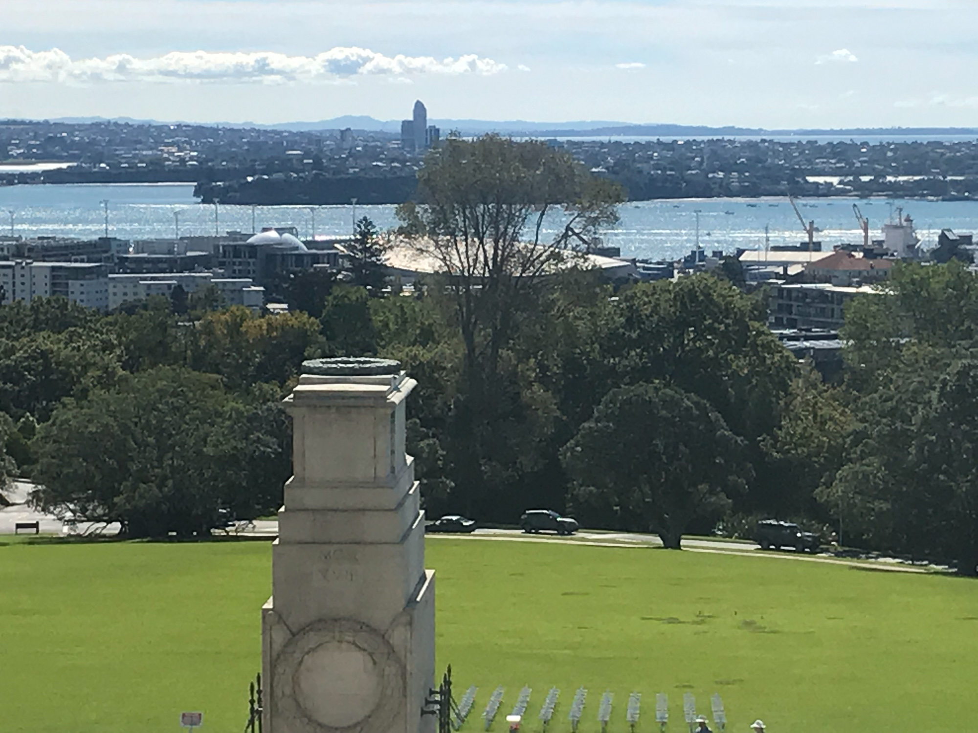 View from war memorial in Sydney