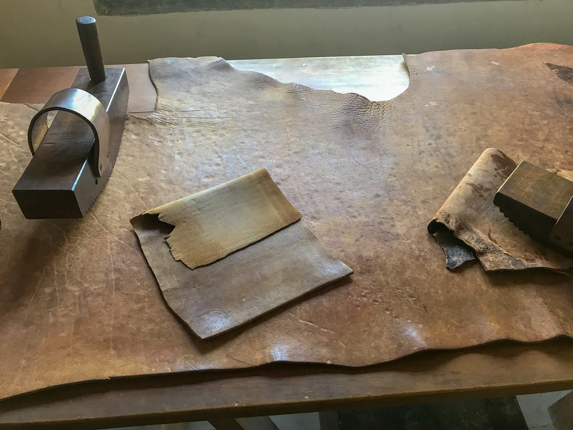 Materials to leather bind books
