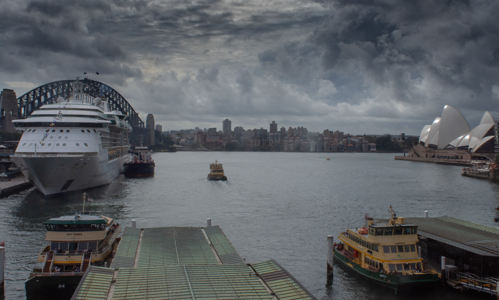 Sydney Harbor with Opera House