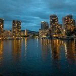 Waikīkī at night