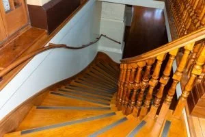 Staircase from second floor to first