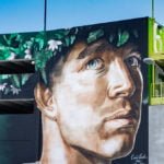 Mural on side of building