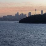 Sydney sunset from MS Noordam
