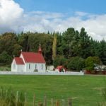 Church in the New Zealand countryside
