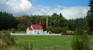 Church in the New Zealand countryside
