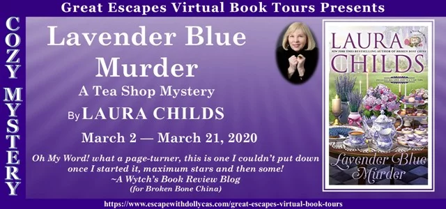Interview with Laura Childs about Lavender Blue Murder - Terry Ambrose