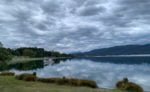 Small boat on the water at Lake Te Anau