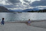 Playing along Lake Wanaka