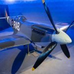 Spitfire airplane inside Auckland War Memorial