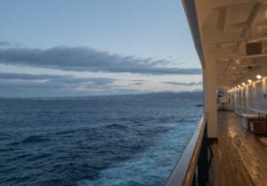 Land ho! And it's Hawaii! This was the view on the morning we finally made it to Hawaii.