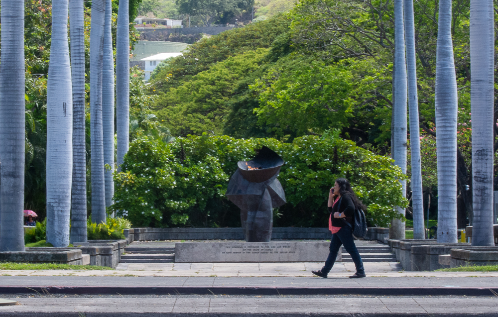 Eternal Flame Memorial in Honolulu