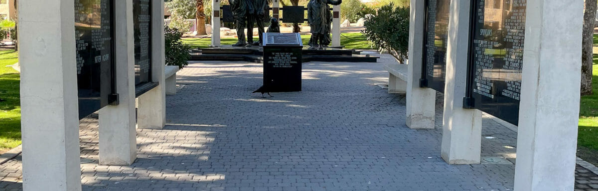 Entrance to Palm Desert Holocaust Memorial