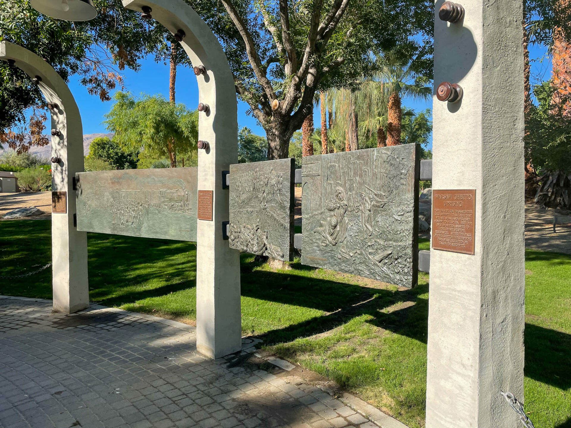 Palm Desert Holocaust Memorial from a distance