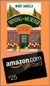 Mining for Murder book cover and gift card