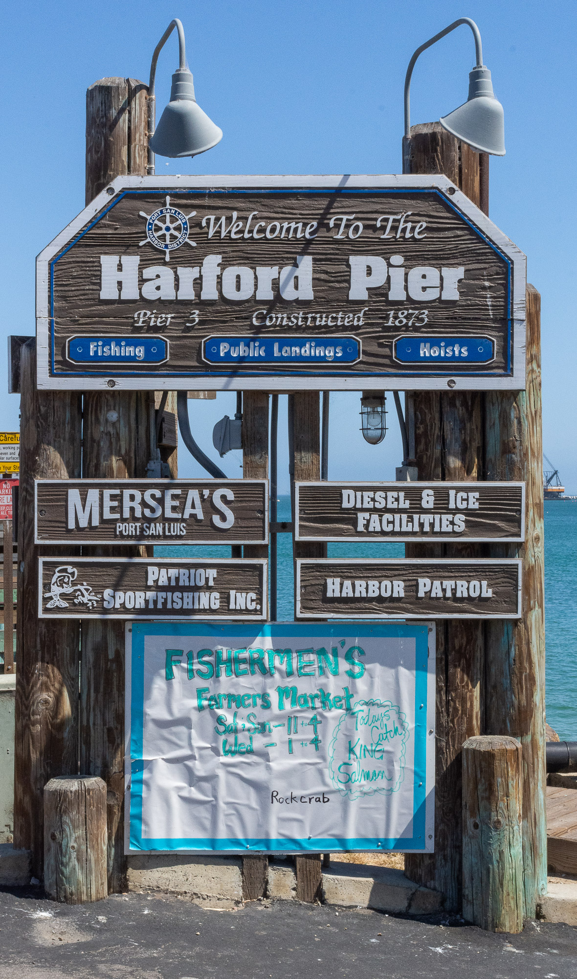 Welcome to Harford Pier
