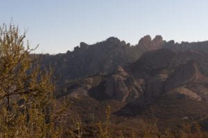 With the fog gone, the view of the High Peaks is crystal clear