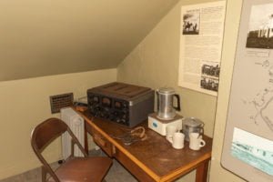 The lighthouse played an important role in guarding the coast during WWII.