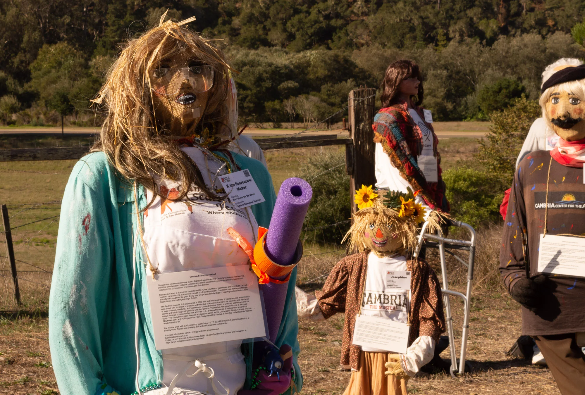 What an honor! To have a scarecrow named after you!