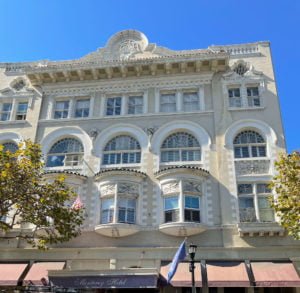 Rumored to be home to three ghosts, the hotel has quite the history.