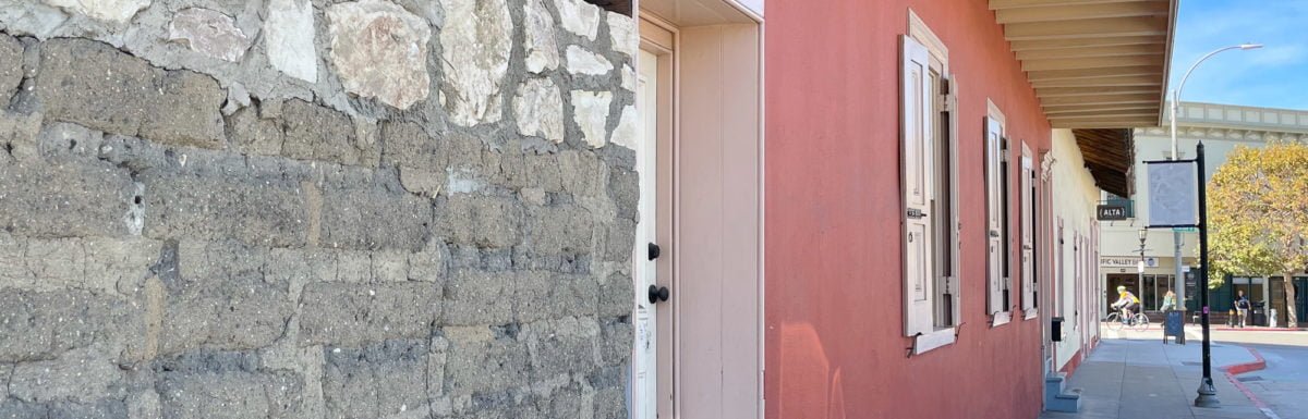 Street in front of Cooper Molera Adobe