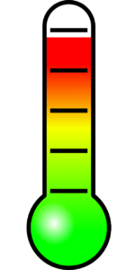 Thermometer hot graphic courtesy of OpenClipArt-Vectors on Pixabay. For Economic Impact Payment scam