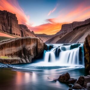 Virtual visit to Shoshone Falls