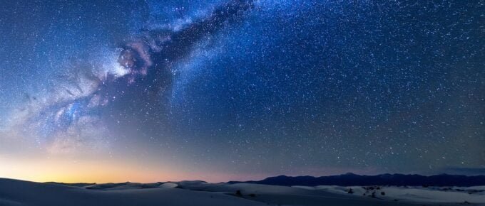 White Sands night sky