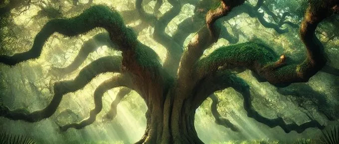 mystical oak tree