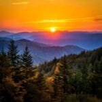Great Smoky Mountains at sunrise