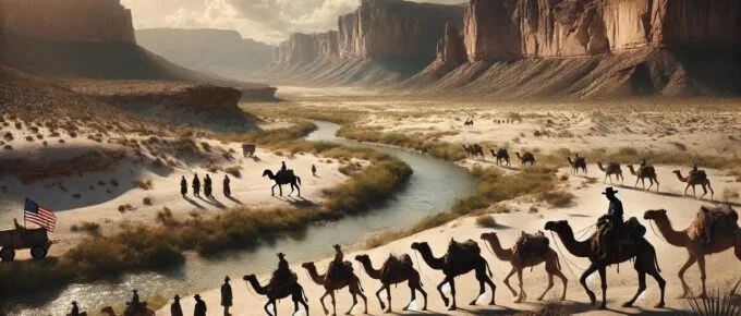 Inspired by camels at Big Bend experiment in 1850s