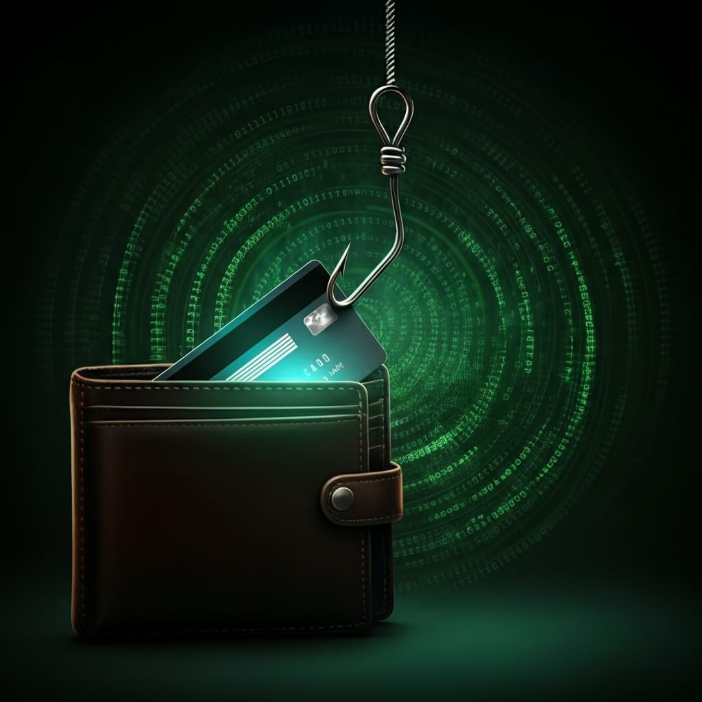 phishing scam to steal credit card from wallet