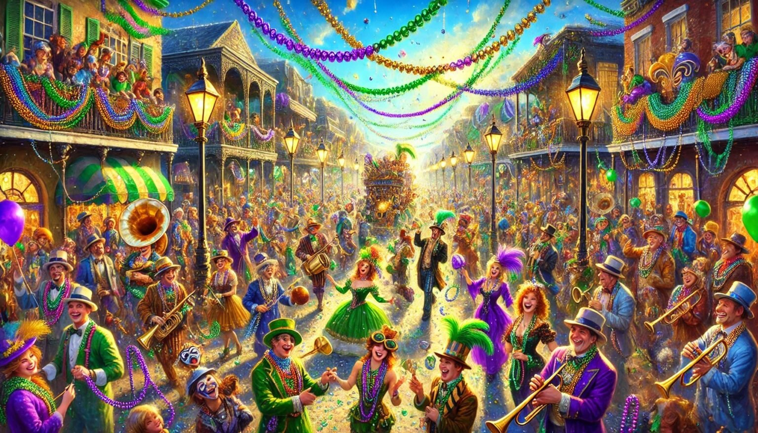 what street is mardi gras on in new orleans