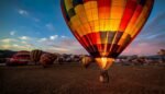 Rendering of Albuquerque Balloon Fiesta at dawn