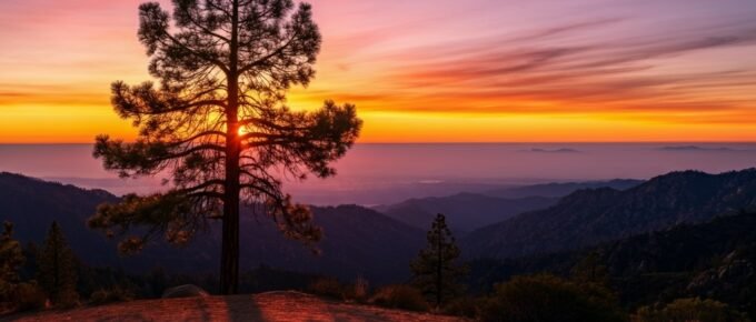 Inspired by Idyllwild sunset